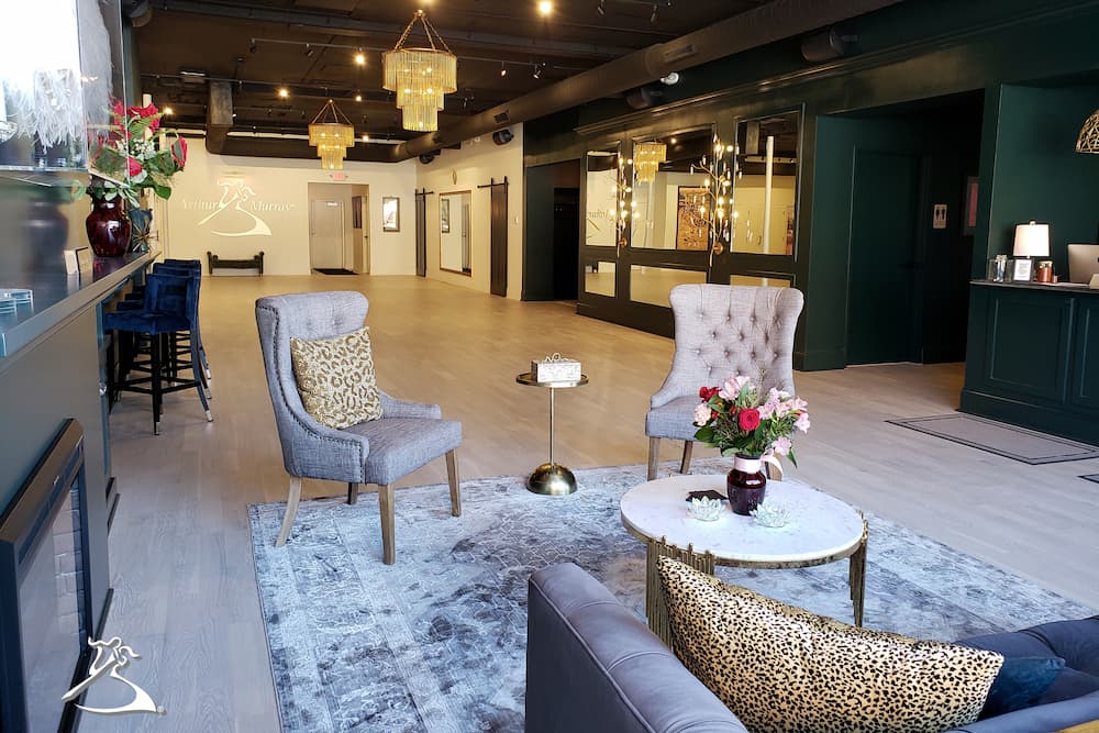 Beautiful ballroom and sitting area